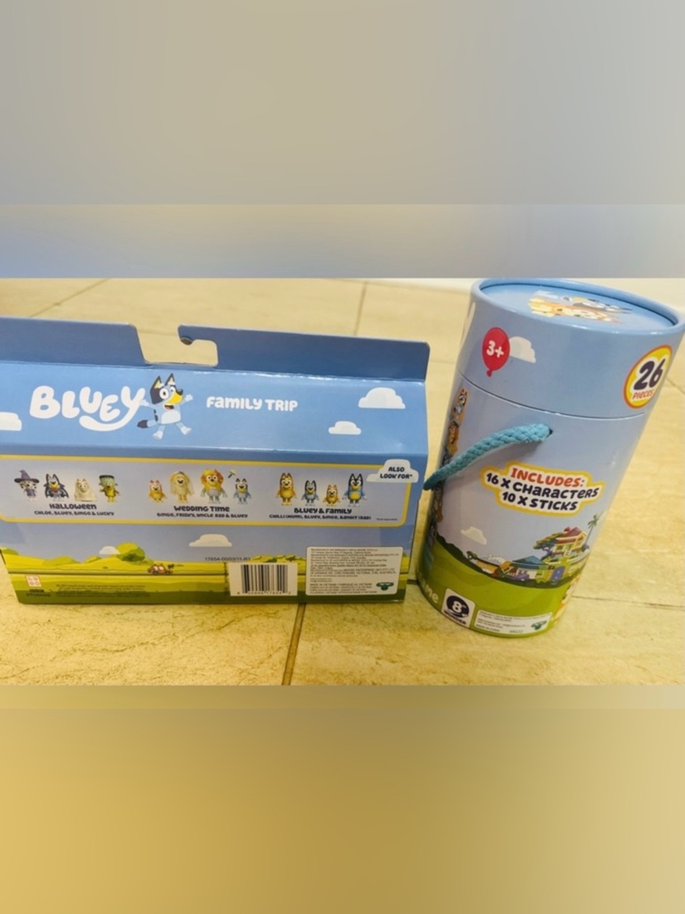 Bluey Wooden Stacking Game & Figure Play Set - Picture 7 of 14
